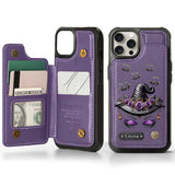 Perfect Gift For Mom, Grandma Witch - Personalized Mother Wallet Phone Case