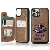 Perfect Gift For Mom, Grandma Witch - Personalized Mother Wallet Phone Case