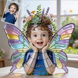 Custom Any Photo - God Says You Are - Personalized Christian Acrylic Pot