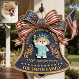 Pet Statue of Liberty - Personalized Dog 2 Layered Wood Sign / Wood Plaque