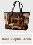 Love Sewing - Personalized Sewing Leather Bag