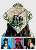 Walking With You Today And Always! - Personalized Graduation Cap Topper