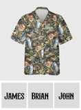 Funny Fishing Gift For Him/ Husband/ Dad...., Photo Personalize - Personalized Fishing Hawaiian Shirt