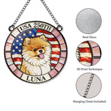 Custom From Any Photo - Personalized Dog 3D Printed Glass Suncatcher
