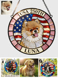 Custom From Any Photo - Personalized Dog 3D Printed Glass Suncatcher