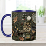 Love Fishing - Personalized Fishing Accent Mug