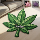 Feeling Dope - Personalized Weed Shaped Doormat/ Rug