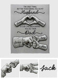 First Husband Now Daddy - Personalized Father Blanket
