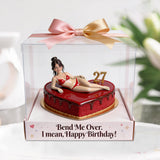 Birthday Cake - Personalized Spicy Couple Custom Shaped Acrylic Plaque