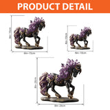 Amethyst/ Rose Quartz/ Ruby/... Style Horse - Personalized Horse Custom Shaped Acrylic Plaque