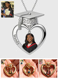 Graduation Class of 2026 - Personalized Graduation Shaped Metal Pendant Necklace