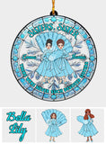 There Were Never Such Devoted Sisters - Personalized Bestie Custom Shaped Ornament