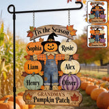 Grandma's Pumpkin Patch - Personalized Grandma Wood Sign With Stake
