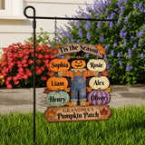 Grandma's Pumpkin Patch - Personalized Grandma Wood Sign With Stake