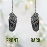 Sasquatch I Believe - Personalized Hiking Car Ornament