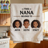 Custom Grandma Kitchen Towel - Personalized Grandma Towel