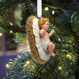 Nativity Advent Calender - Personalized Christian Folded Advent Calendar With Ornaments