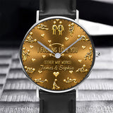 Naughty Couple - Personalized Spicy Couple Hand Watch