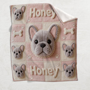 Love My Dog - Personalized Dog Blanket