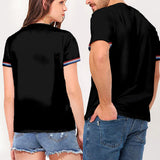 Custom Any Photo - Personalized Independence Day/ 4th of July Fully Printed V-Neck T-Shirt