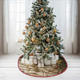 Highland Cow Christmas - Personalized Highland Cow Shaped Tree Skirt