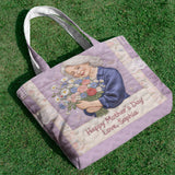 Custom Any Photo - Personalized Mother Quilted Tote Bag