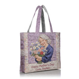 Custom Any Photo - Personalized Mother Quilted Tote Bag