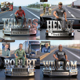 Custom Any Photo - Personalized Trucker Custom Shaped Acrylic Plaque