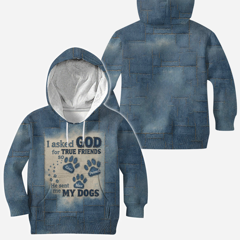 A True Friend - Personalized Dog All Over Shirt