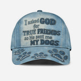 A True Friend - Personalized Dog Classic Cap