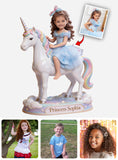 Dinosaur or Unicorn Gifts For Kids - Personalized Kid Custom Shaped Acrylic Plaque