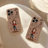 Cowgirl What A Wonderful World - Personalized Cowgirl Leather Phone Case