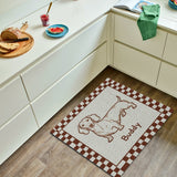 Custom Funky Pet, Badly Drawn Minimalist, Poorly Drawn, Retro Pet Gift - Personalized Dog Non-Slip Tufted Rug