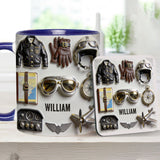 Taste Flight - Personalized Pilot Accent Mug & Coaster