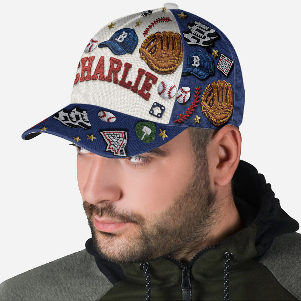 Baseball Player - Personalized Baseball Classic Cap