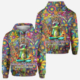 Give Me Strength To Walk Away From Stupid People - Personalized Hippie All Over Shirt