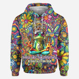Give Me Strength To Walk Away From Stupid People - Personalized Hippie All Over Shirt