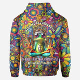 Give Me Strength To Walk Away From Stupid People - Personalized Hippie All Over Shirt