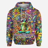 Give Me Strength To Walk Away From Stupid People - Personalized Hippie All Over Shirt