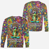 Give Me Strength To Walk Away From Stupid People - Personalized Hippie All Over Shirt