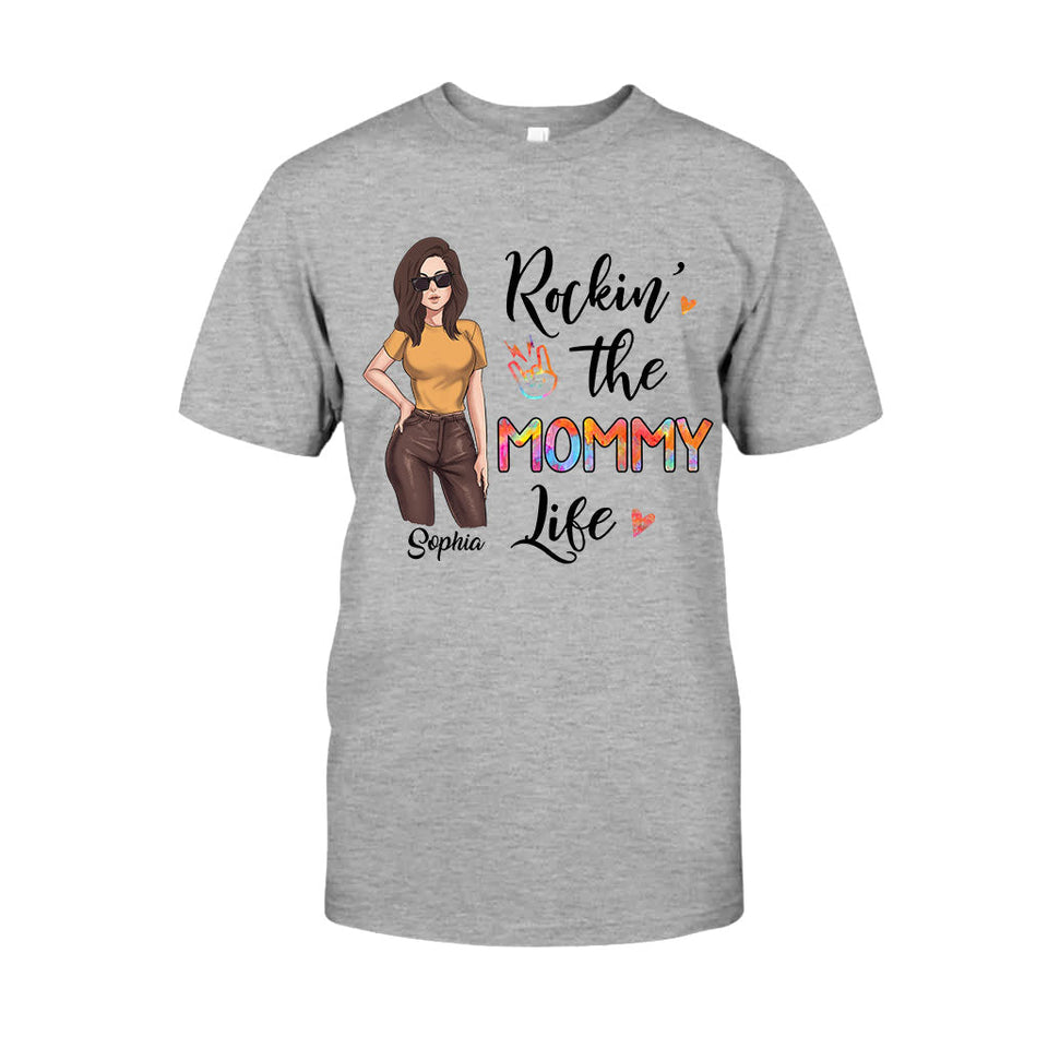Rockin' The Nana Life - Gift for grandma, mom - Personalized T-shirt And Hoodie