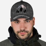 Dadsquatch, Like A Dad, Just Way More Squatchy - Personalized Father Classic Cap