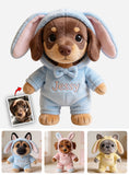 Easter Pet - Personalized Dog Premium Faux Fur Pillow