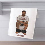 Best Time Of Day - Personalized Father Towel