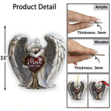 Sur les ailes des anges - Ornement commémoratif personnalisé