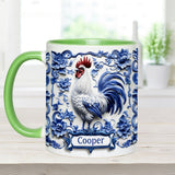 Porcelain Chicken - Personalized Chicken Accent Mug