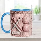 Love Crochetting - Personalized Crocheting Accent Mug