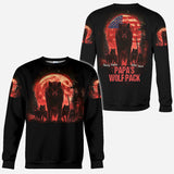 Papa Wolf Pack - Personalized Father All Over Shirt