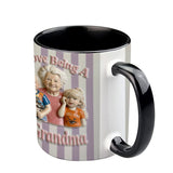 Love Being A Grandparents - Personalized Grandparents Accent Mug