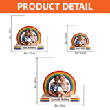 LGBT Pride Month - Personalized LGBT Support Custom Shaped Acrylic Plaque